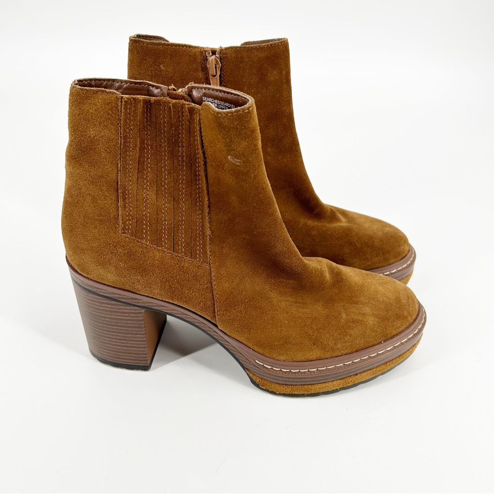 Steve Madden Brown Suede Ankle Booties
